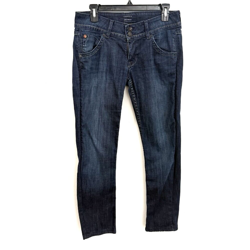 Hudson Jeans Women's Straight Leg Dark Blue Denim